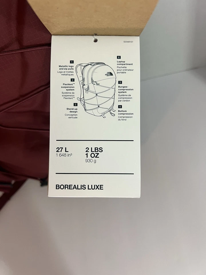 Mochila Borealis Luxe para mujer The North Face nueva con etiquetas, zumaque/coral quemado $105 Foto 3 de 4