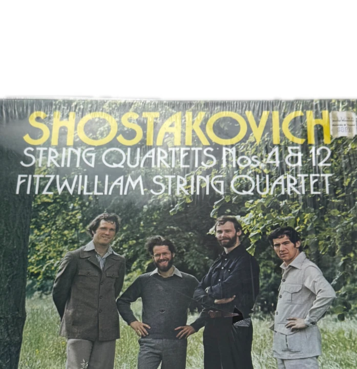 FITZWILLIAM QUARTET ⸺ SHOSTAKOVICH quartets nos.4 & 12 ⸺ L'OISEAU-LYRE LP NM - Image 2 of 4