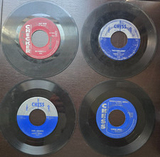 BIN Lot of 18 45s / 7' Singles - 50s/60s BLUES/SOUL/JAZZ on CHESS Labels