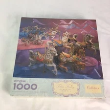 Springbok Tobin Fraley Carousel Animal 1000 Piece Puzzle