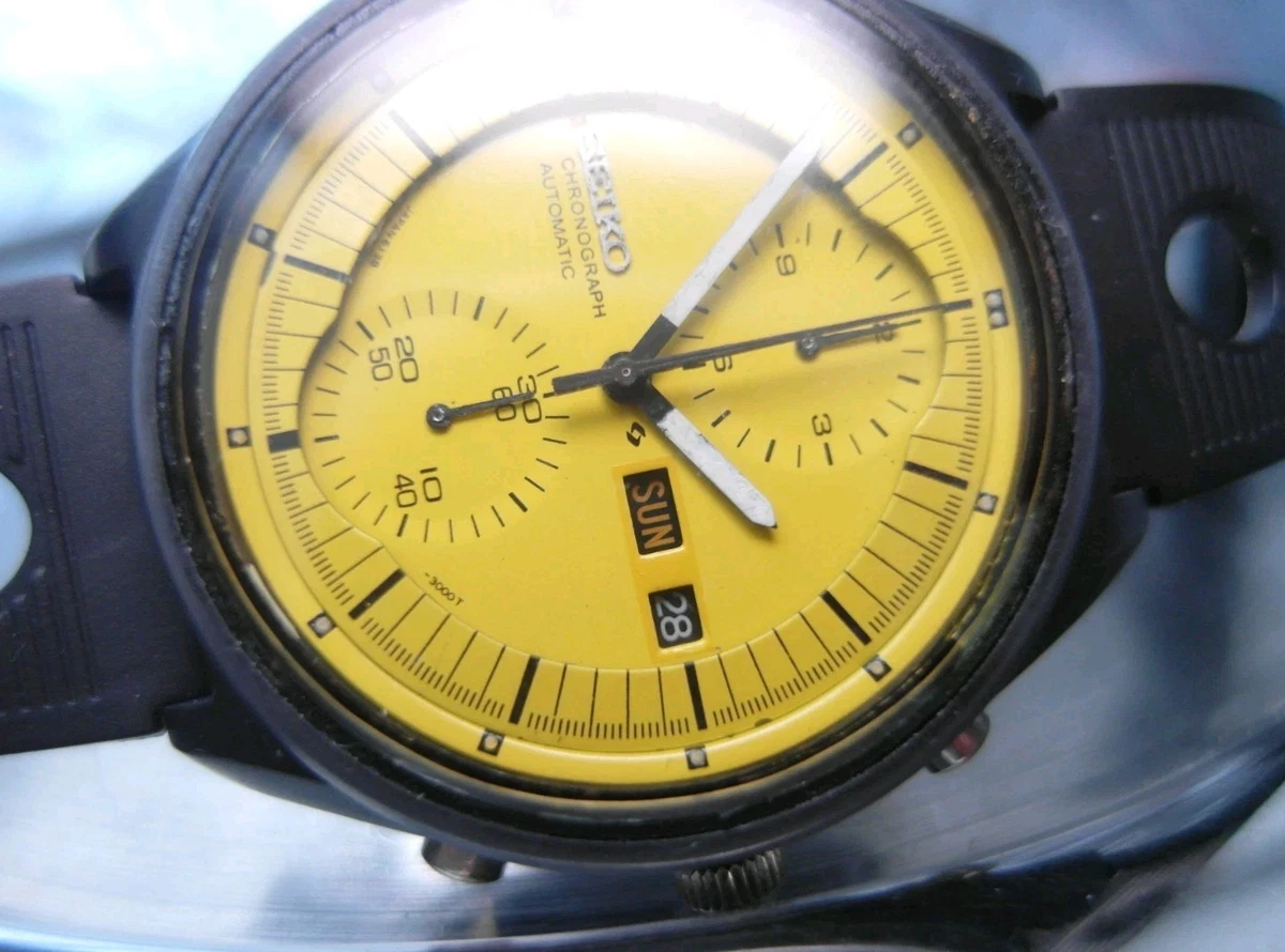 Seiko 6138-3002 "Jumbo" Chronograph Yellow Unikat - Top! 