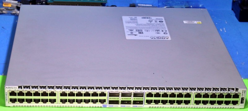 DCS-7280TR-48C6-R Arista 48x1/10GbE RJ45 Copper & 6x100GbE QSFP Switch 2x PSU
