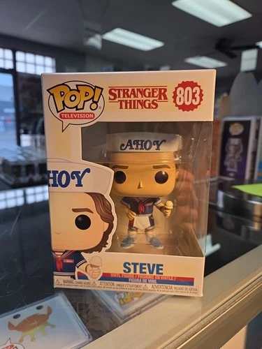 Funko Pop! Vinyl: Stranger Things - Steve #803 Ships With Protector