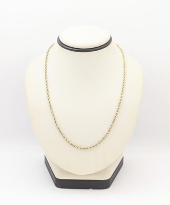 Michael Anthony 24 Zoll 14K massives Gelbgold 8,9 g 2 mm Seil Kette einfache Halskette