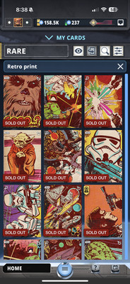 Star Wars Trader COMPLETE SETS-RARE-2017 Retro Print Series 1-3+3 Awards-39Cards