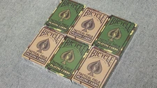 Bicycle Tactical Field Green Camo/Brown Camo (6 Decks) by US Playing Card Co 