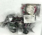 NIB Amy Lacombe WhimsiClay McKenna Tween Cat Figurine 2005 RARE Black Floral