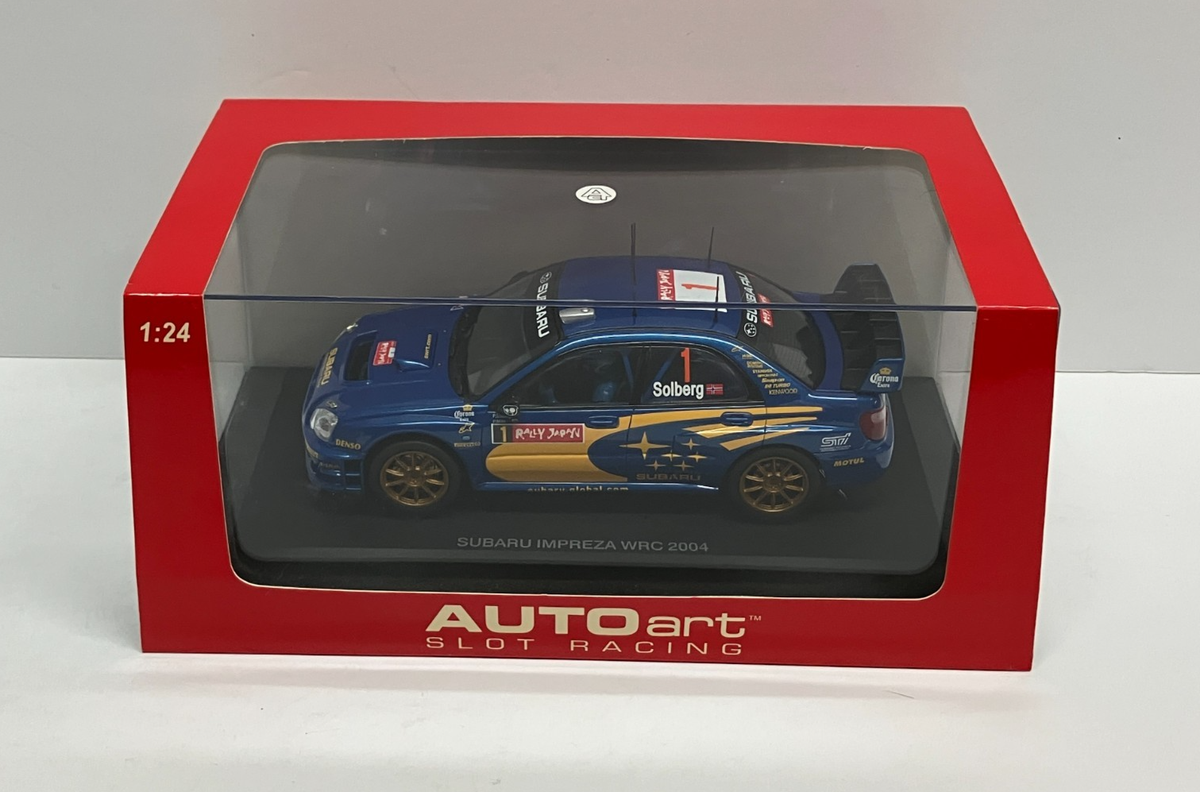 1:24 AUTOart Slot Racing - SUBARU IMPREZA WRC 2004 #1 Rally Japan