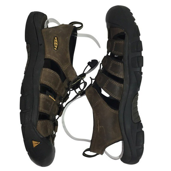 Sandali Keen Newport H2 in pelle da uomo 11 5 marrone