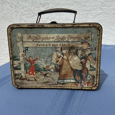 Roy Rogers And Dale Evans Double R Bar Ranch Metal Lunchbox No Thermos Rough