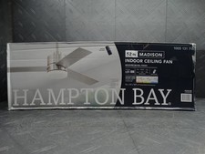 Hampton Bay Madison II 52" Brushed Nickel Downrod Mount Ceiling Fan w/ Remote