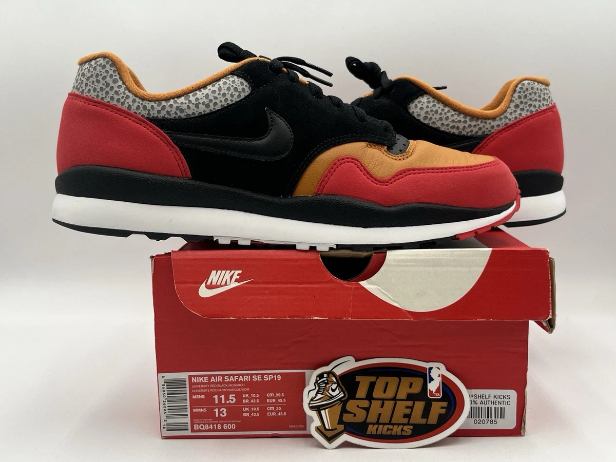 ? NIKE Air Safari 87 Retro Training/Running Shoes - Black/Gray/Orange -‎ Men Sz Nike Is Bringing Back the Air Safari Sneaker In Its OG  main image 3