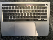 OEM MacBook Pro 13" A2251 2020 Topcase Keyboard Space Gray Grade A No Touch