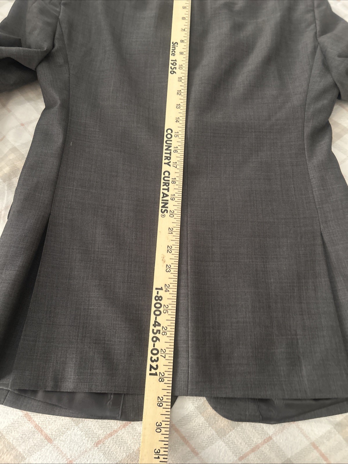 Calvin Klein Men's Solid Gray Suit 2-Piece Extreme Slim Fit thumbnail 13