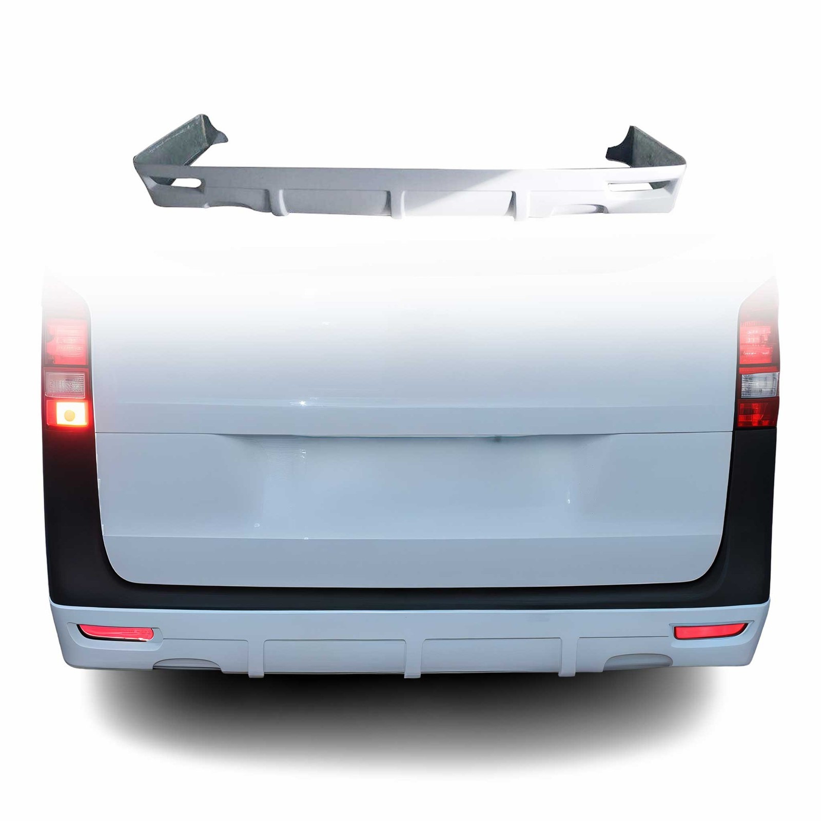 Spoiler de coffre haut de gamme pour Mercedes Vito W447 finition polyester premium