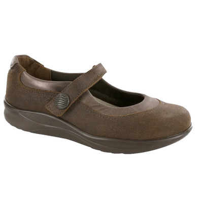 SAS Step Out Women's Mary Jane Walking Shoes Size 7.5 M $173 in Brown Nubuck