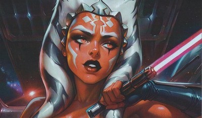 Artist Alley Ahsoka Tano Dark Apprentice Star Wars Full Nude FOIL Virgin NM+