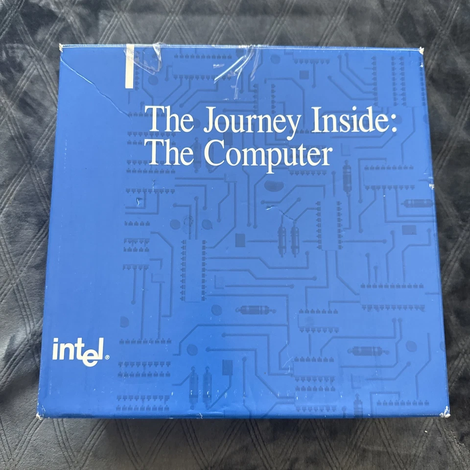 Intel Journey Inside: The Computer Chip Kit  w/ Uncut Silicon Wafer 1990’s - Image 3 of 4