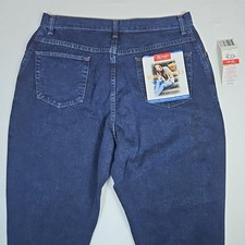 VTG 1999 90s NWT Wrangler for Women Dark Blue Jeans Tag 16x30 Fits 34x29 MSR01NE