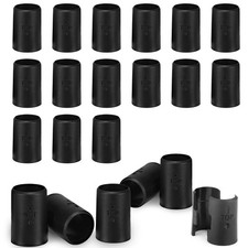 30 Pack Black Wire Shelf Clips 1 inch Wire Shelf Clips, Plastic Shelving Clip...