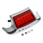 Rear Fender Tip Light Red Lens Fit For Harley Electra Glide Heritage Softail