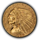 1927 G$2.50 Indian Head Gold Quarter Eagle - Authentic US Coin - SKU-G5939