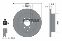 2X Bremsscheibe Hinterachse FüR MERCEDES-BENZ Nissan Renault X-KLASSE