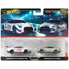 Hot Wheels Premium 2-Pack NISSAN GT-R NISMO GT3 + NISSAN GT-R R35