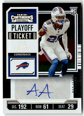 Panini 2023 Contenders NFL No. 273 Alex Austin Rookie Ticket Auto 33/149