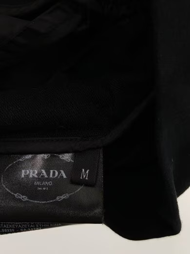 PRADA/Zip hoodie/M/Cotton/Black/138541R191D8R thumbnail 4