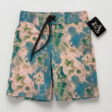 Art Class Boys Pink  Blue Tie-Dye Swim Trunks  NWT  Size 6