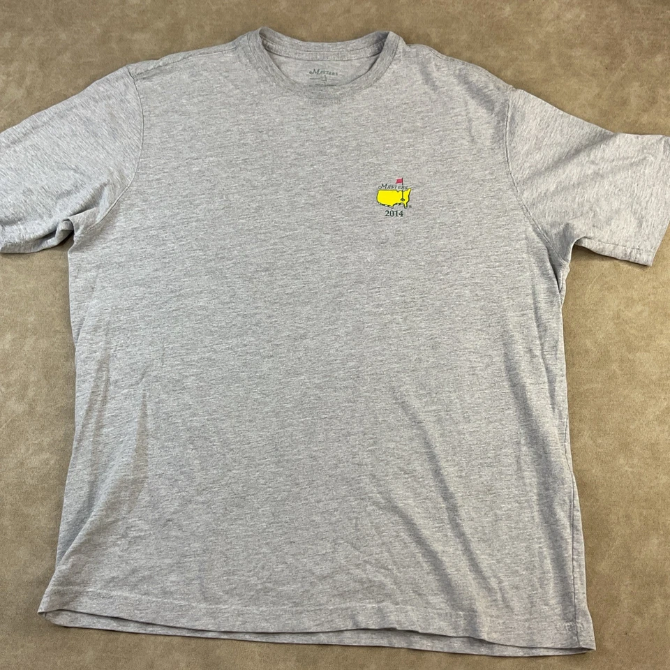 Masters T-Shirt 2014 Golf Champions Short Sleeve Tee Logo Short Sleeve Men Sz L - Image 3 of 4