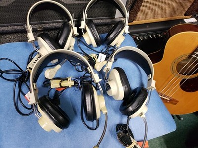 4 Califone 3066-USB Headphones with Microphone, USB 2.0 & one USB 3.0 for parts