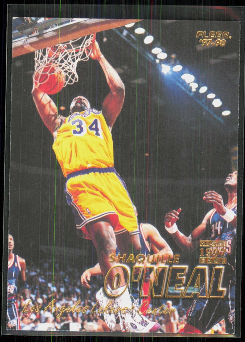1997-98 Fleer Shaquille O'Neal Los Angeles Lakers #100