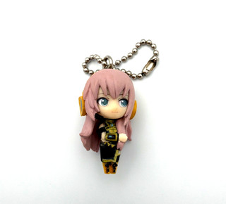 authentic vintage 2014 Bandai Megurine Luka Swing Keychain Figure