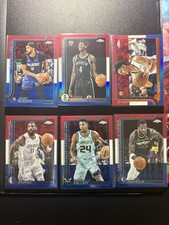 Topps Chrome Basketball Red White + Blue REFRACTOR Parallel Nm/Mknt Card Lot Set