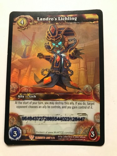 USED WoW TCG Loot Cards - World of Warcraft - Picture 11 of 22