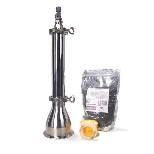 Activated Carbon Stainless Steel Filter Funnel Kit Alcohol Spirits Purify - Picture 2 of 5