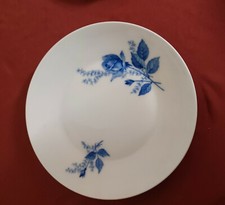 H & C Heinrich Selb Tasse echt Kobalt. Kuchenteller. Blumendekor. Dessertteller.