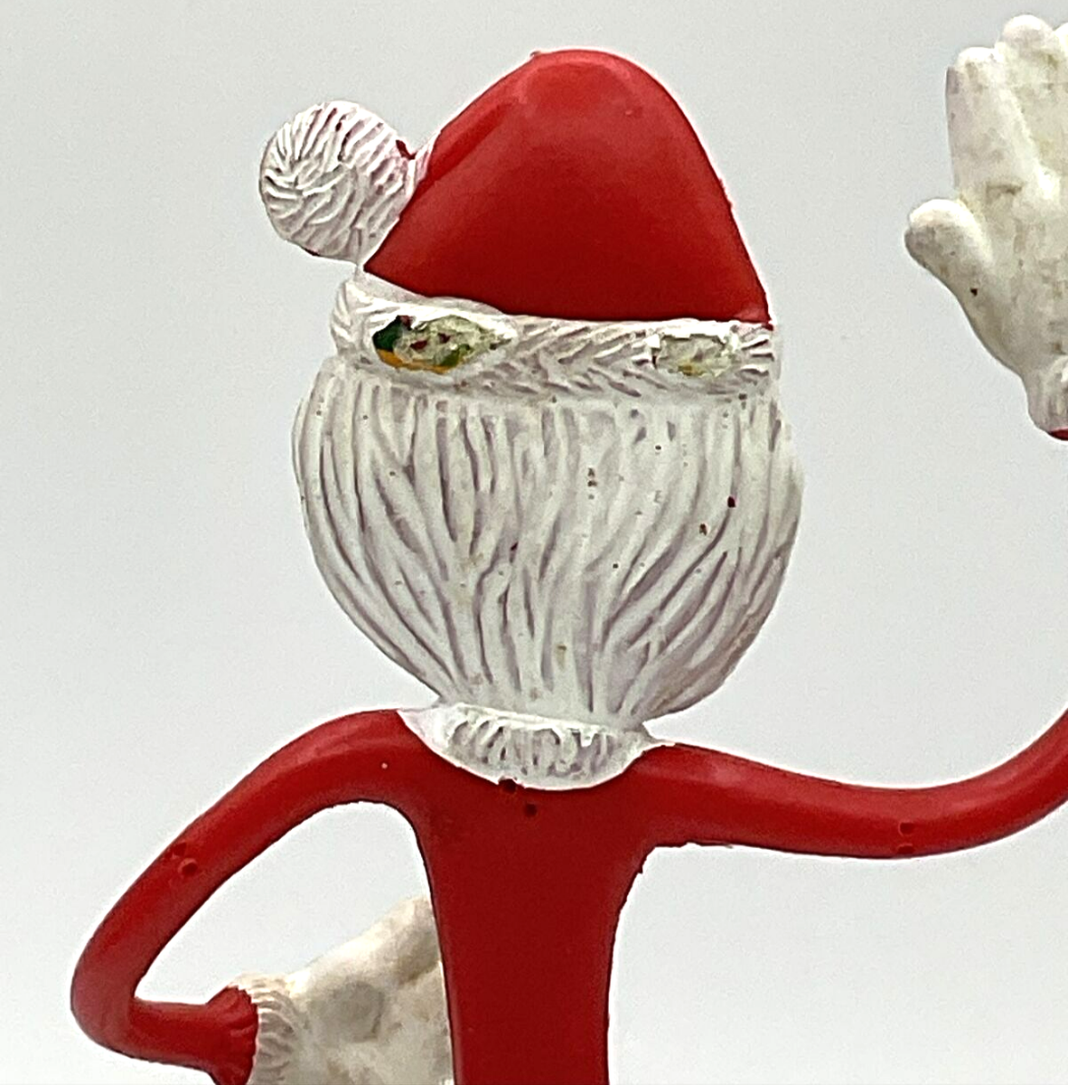 Vintage Bendy Santa Claus by Fun World New York Bendable Figure
