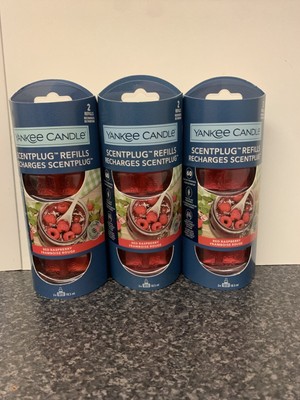 Yankee Candle Red Raspberry 3 Boxen mit 2 Steckminen in jeder Box