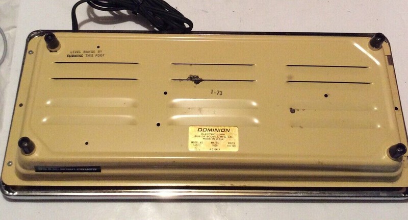 vintage DOMINION DOUBLE ELEMENT BUFFET RANGE MODEL 1457