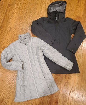 Parka Jacket Coat Gray 