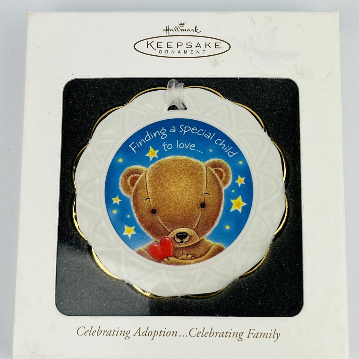 Hallmark Keepsake Celebrating Adoption Family Bear Christmas