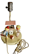 IRMI Jack  Jill Nursery Lamp with nightlight, NOS with original tag