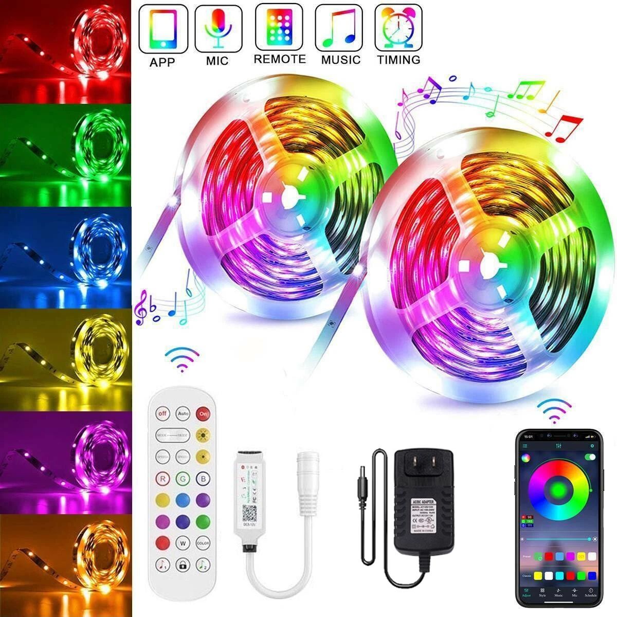Led light outlet strips 32ft