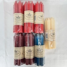 Choice of GLOW LIGHT 7" Taper Home Decor Candles 7 pk - Multi Colors Available