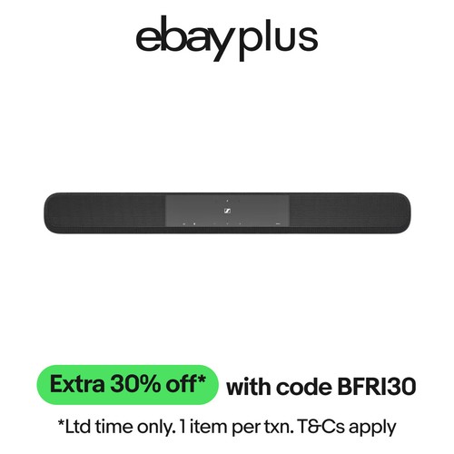 Sennheiser AMBEO Soundbar Plus, with virtual 7.1.4 speaker setup