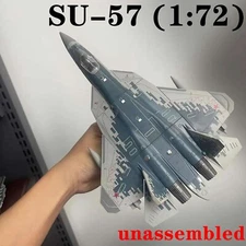 1/72 Russian Sukhoi SU-57 Heavy Fighter Plastic Painted Unassembled #1