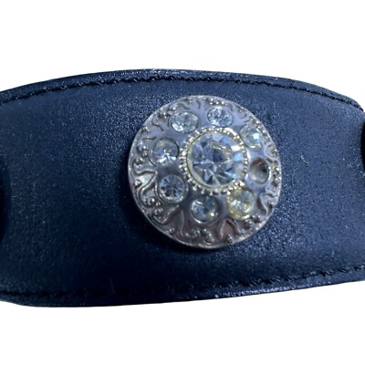 Vintage genuine GIANNI VERSACE crystal medusa rhinestone  display picture 3